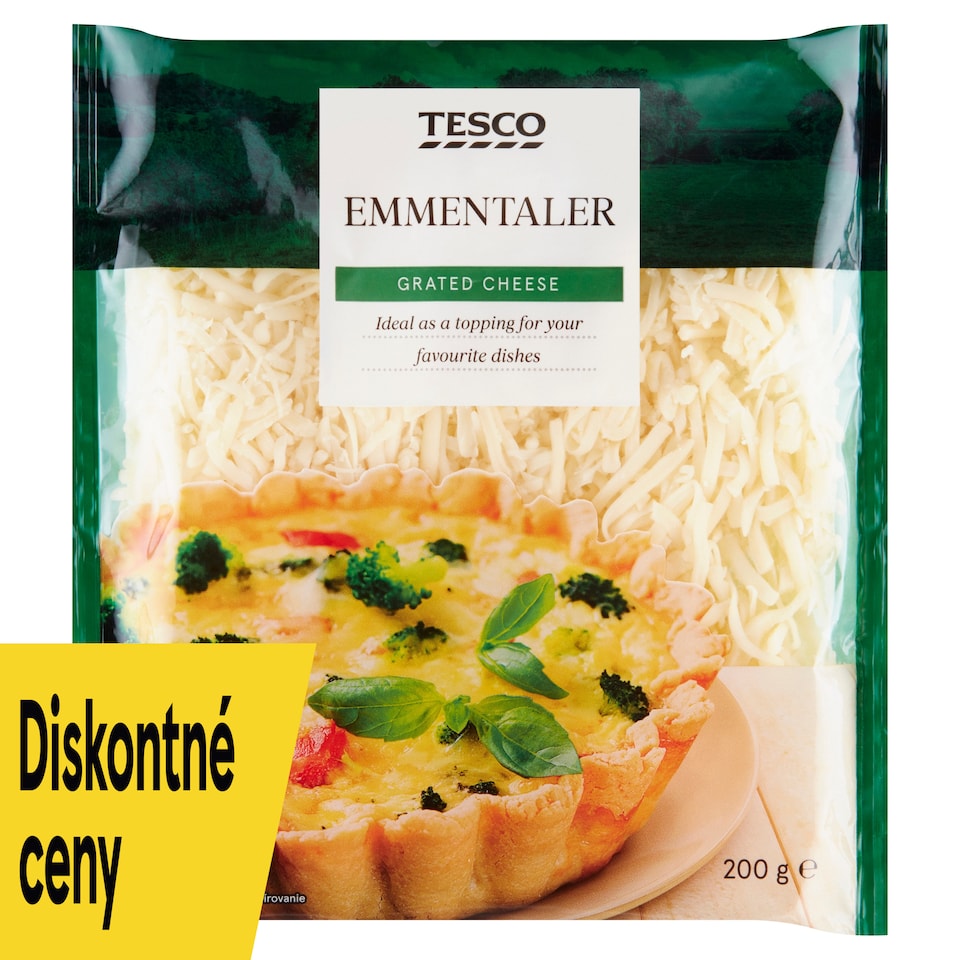 Tesco Emmentaler Grated Cheese 200 g