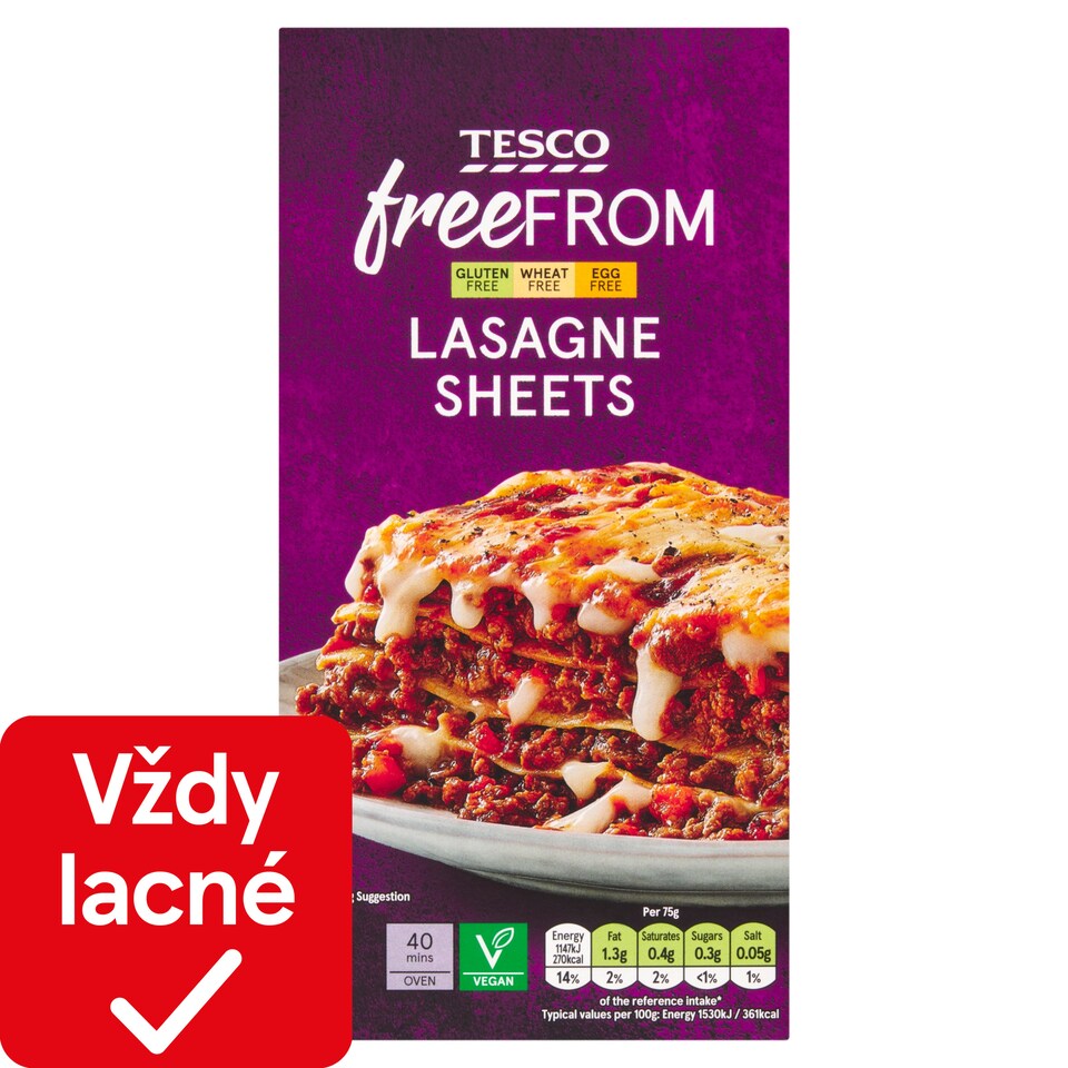 Tesco Free From Lasagne Sheets 250 g