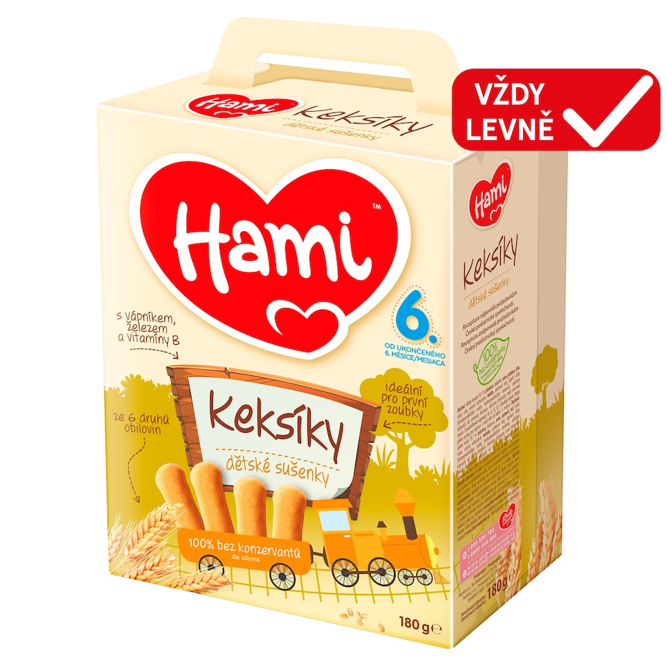 Hami Baby Biscuits from the End of the 6th Month 180g
