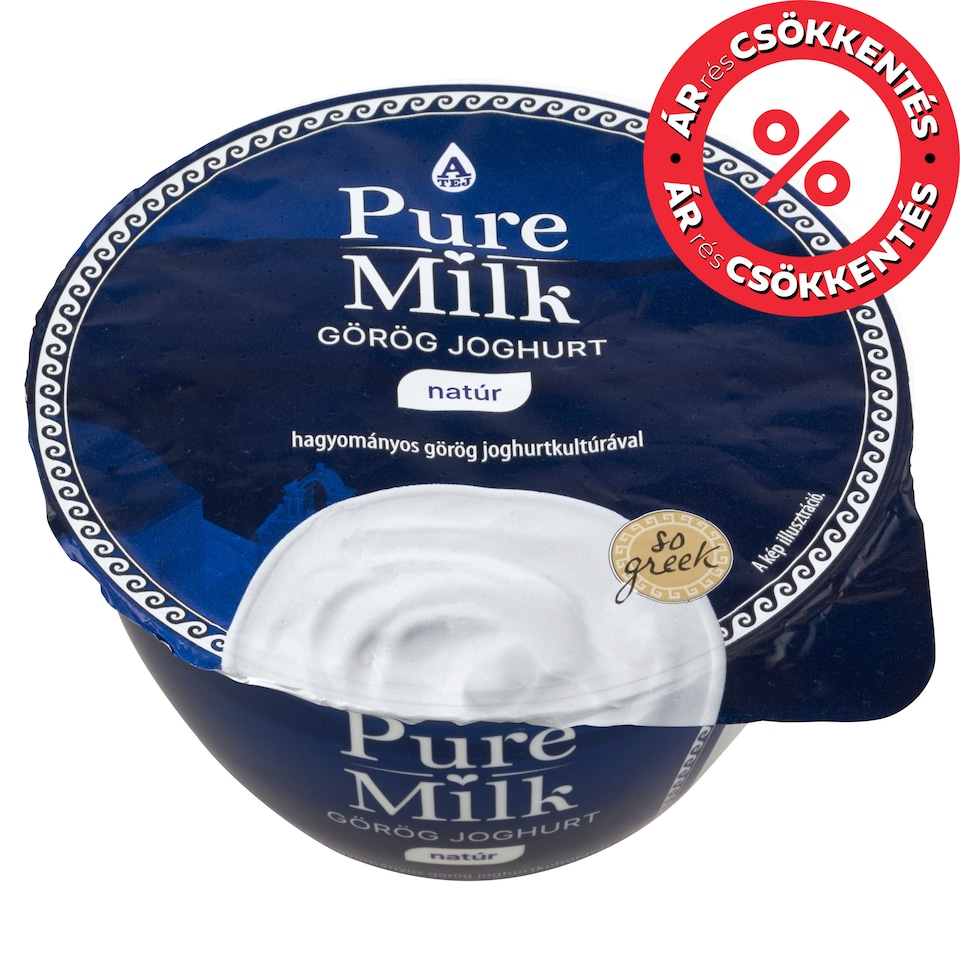 Pure Milk natúr görög joghurt 150 g