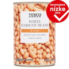 Tesco Biela fazuľa v slanom náleve 400 g