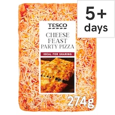 Tesco Cheese Feast Party Pizza 274g