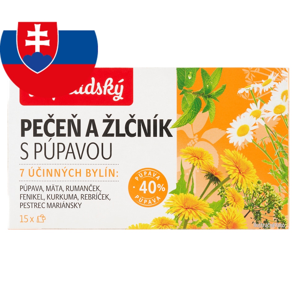 image 1 of Popradský Liver and Gallbladder with Dandelion Herbal Tea 15 x 1.5 g (22.5 g)
