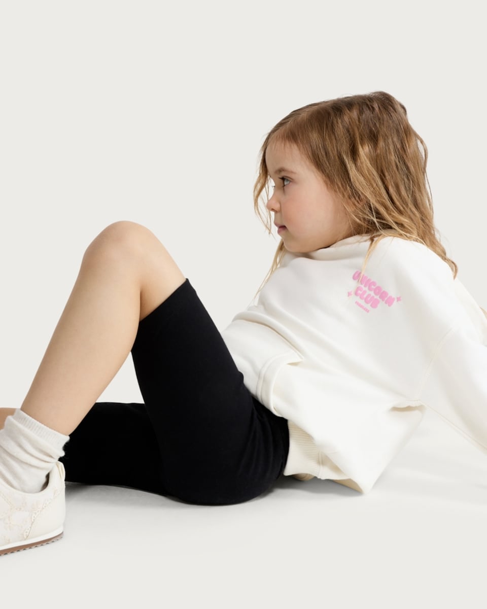 image 1 of F&F Girls 3-Pack Cotton Rich Cycling Shorts in Black