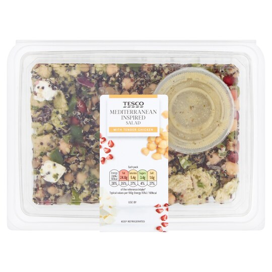 Tesco Mediterranean Inspired Salad 335G Tesco Groceries