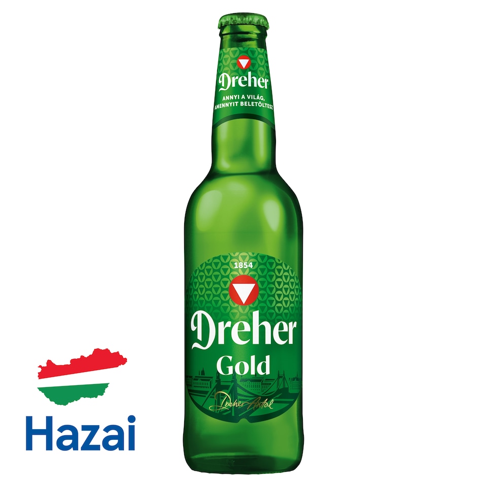 Dreher Gold minőségi világos sör 5% 0,5 l