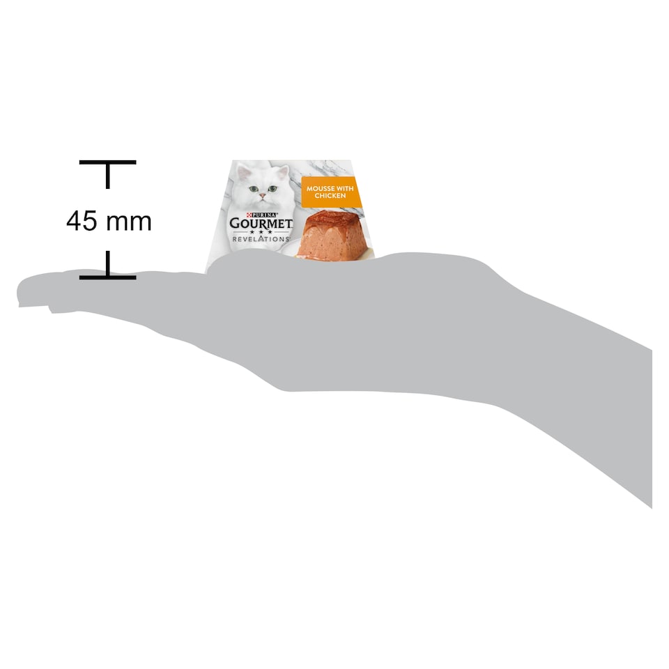 image 1 of GOURMET Revelations Mousse Chicken Wet Cat Food 4x57g