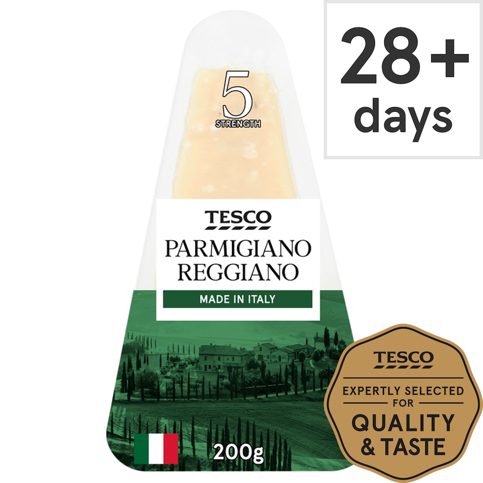 Tesco Parmigiano Reggiano Cheese 200 G