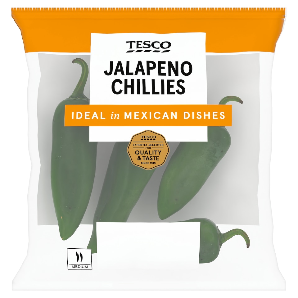 Tesco Jalapenos Chillies  80g