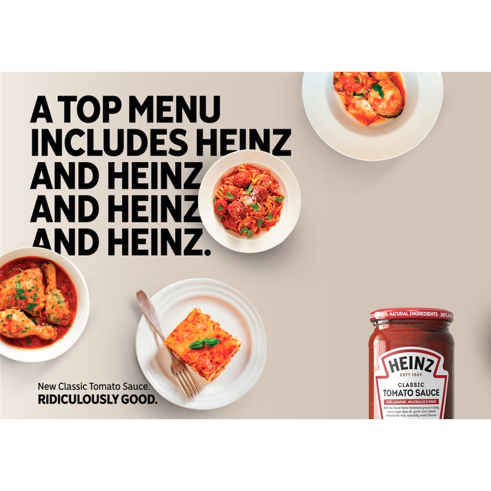 image 1 of Heinz Classic Tomato Red Pasta Sauce 490g