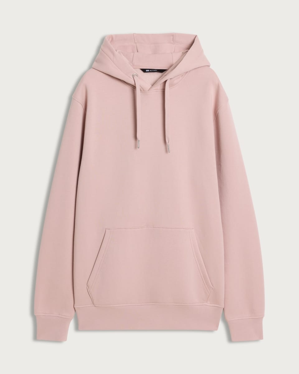 image 1 of F&F Cotton Rich Drawstring Hoodie in Pink