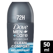 Dove Men+Care Clean Comfort 72h Roll-On Antiperspirant Deodorant 50ml