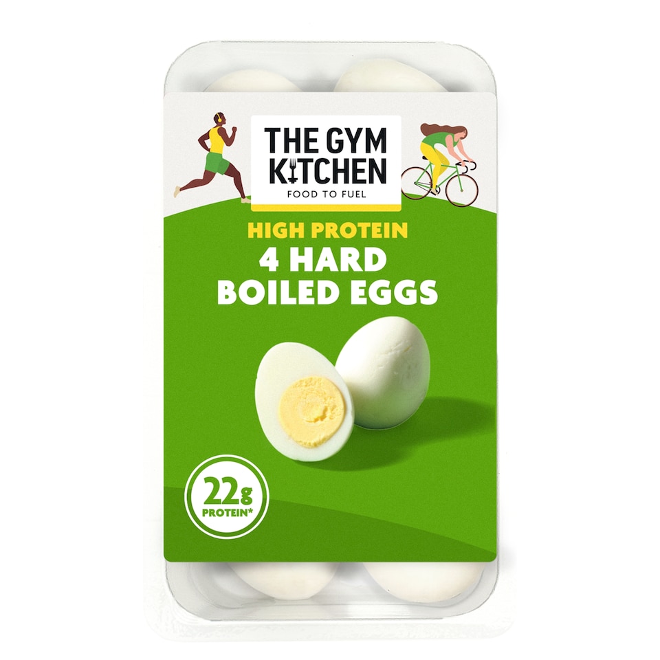 image 1 of The Gym Kitchen High Protein Boiled Eggs 4 Pack 175g