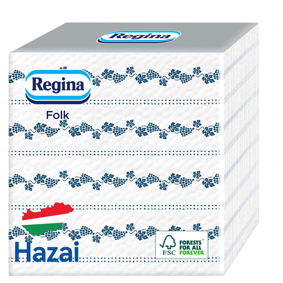 Regina Folk szalvéta 1 rétegű 33 x 33 cm 45 db