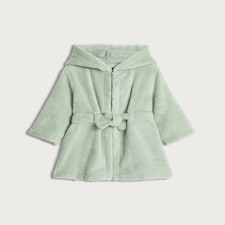 F&F Baby Fleece Dinosaur Spiked Hooded Dressing Gown in Green