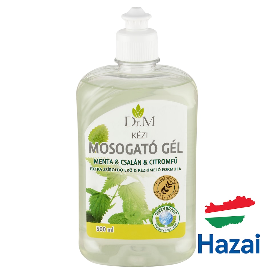 Dr. M Menta & Csalán & Citromfű kézi mosogató gél 2:1 500 ml