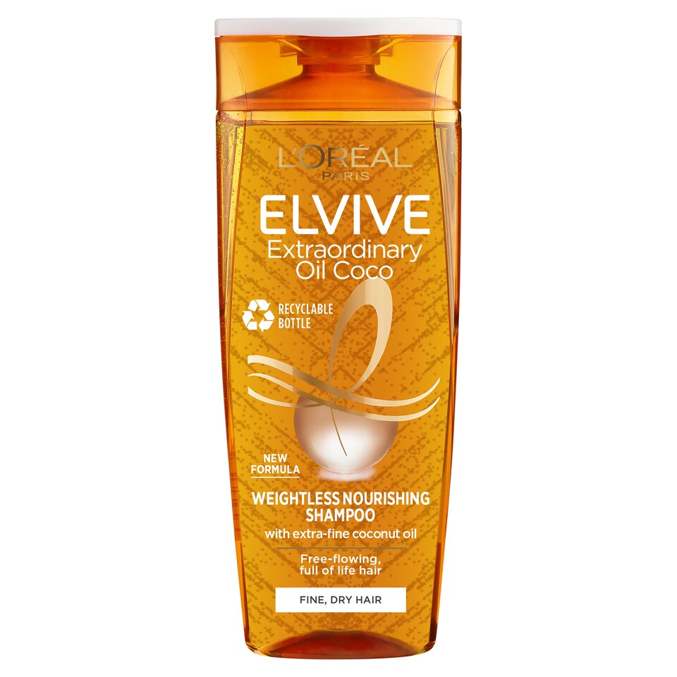image 1 of L'oreal Elvive Ext/Ord Coconut Oil Shampoo 500Ml