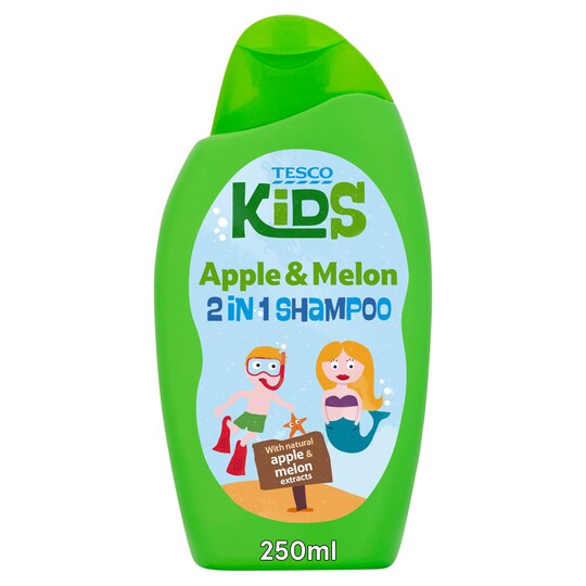 Tesco Kids Apple & Melon 2 In 1 Shampoo 250Ml Tesco Groceries