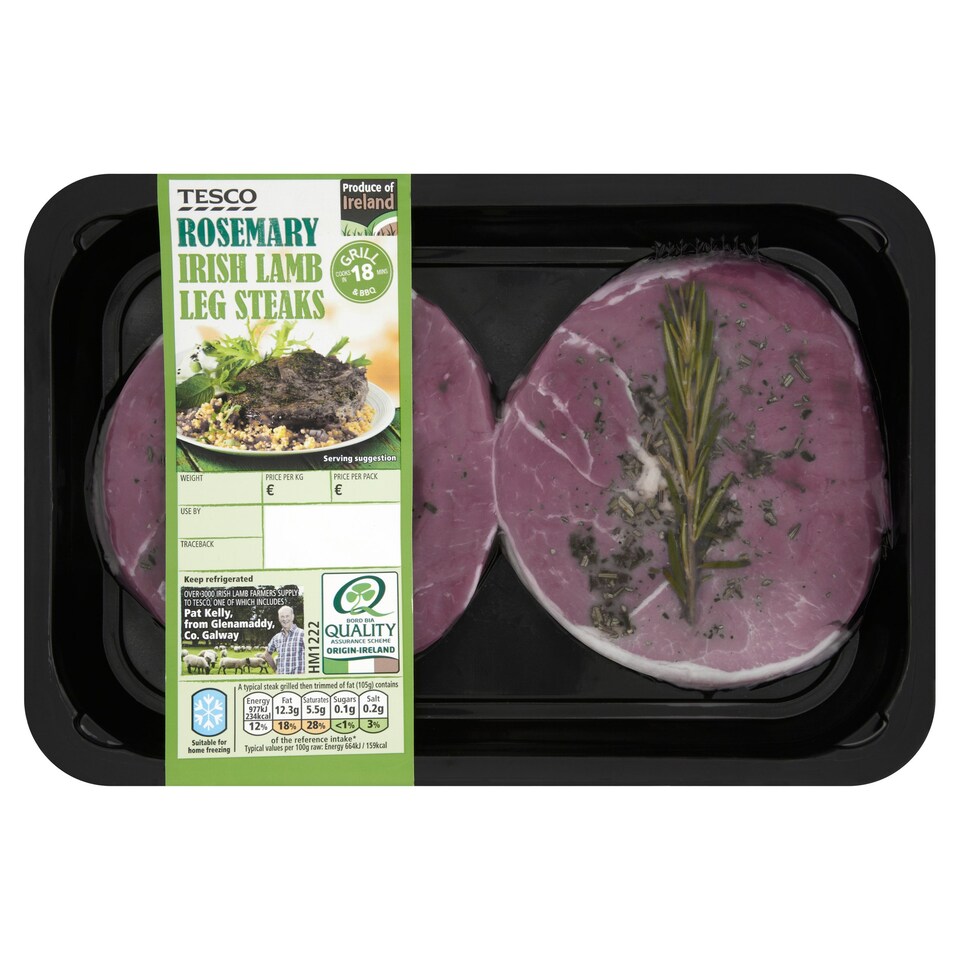 Tesco Irish Lamb Leg Stick With Rosemary Oil 298G