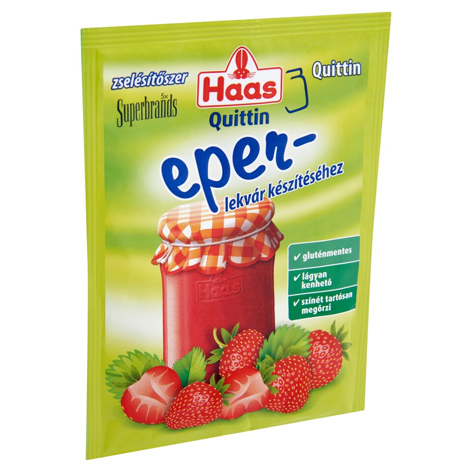Haas Quittin zselésítőszer eperlekvár készítéséhez 25 g