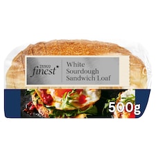 Tesco Finest White Sourdough Sandwich Loaf 500g
