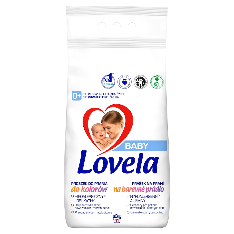 Lovela Baby Prášek na praní na barevné prádlo 41 praní 4,1kg