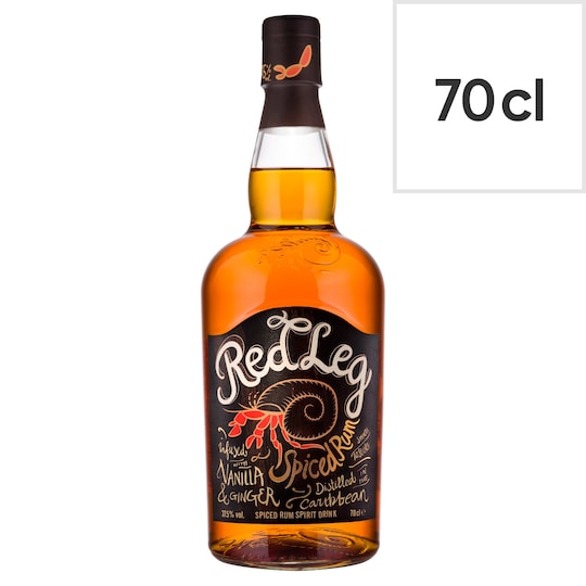 Red Leg Spiced Rum 70Cl Tesco Groceries