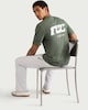 image 1 of F&F Active EVERYHOUR Pure Cotton Oversized Fit T-Shirt in Green