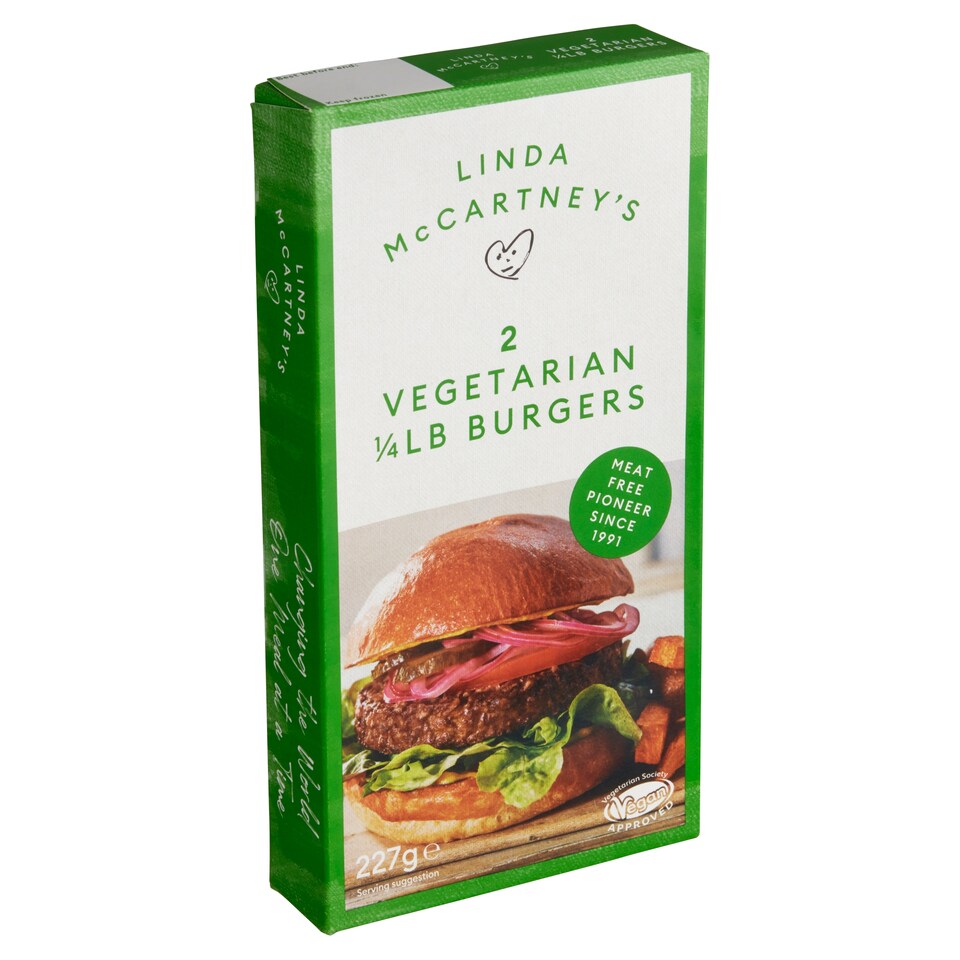 Obrázek 1 pro produkt Linda McCartney's Vegetariánské placky s cibulí 2 ks 227g
