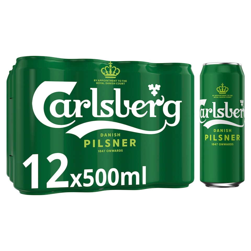 image 1 of Carlsberg Danish Pilsner 12 x 500ml
