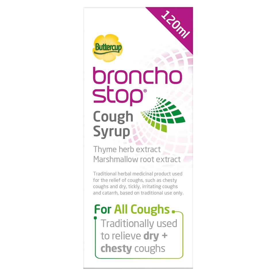 Buttercup Bronchostop Cough Relief Syrup 120ml