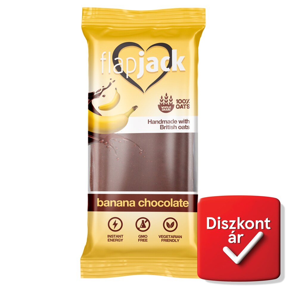 FlapJack banános zabszelet étbevonóval 100 g