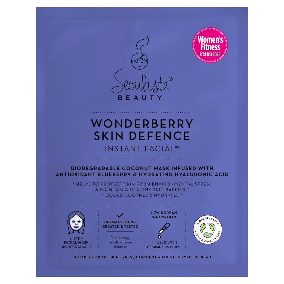 Seoulista Beauty Wonderberry Skin Defence Instant Facial 30ml
