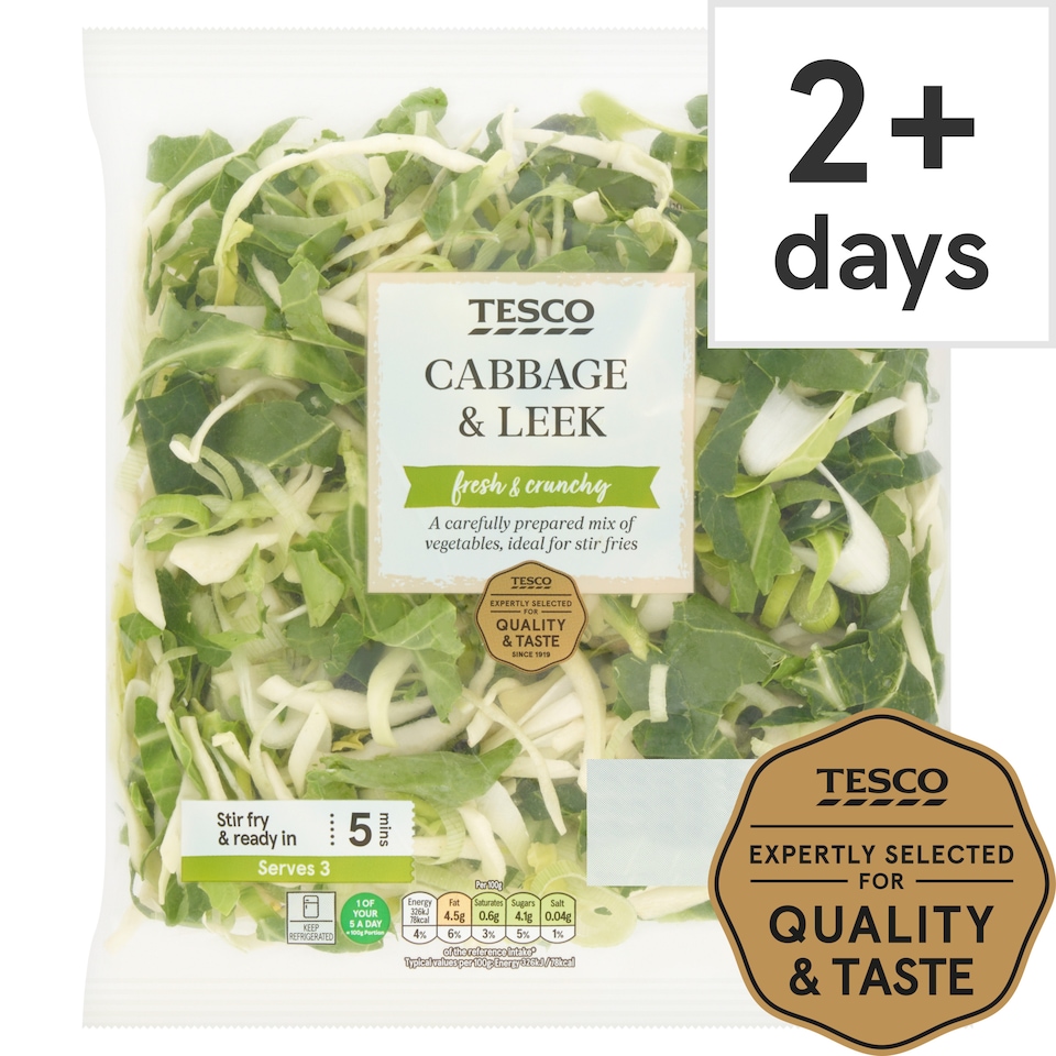 Tesco Cabbage And Leek