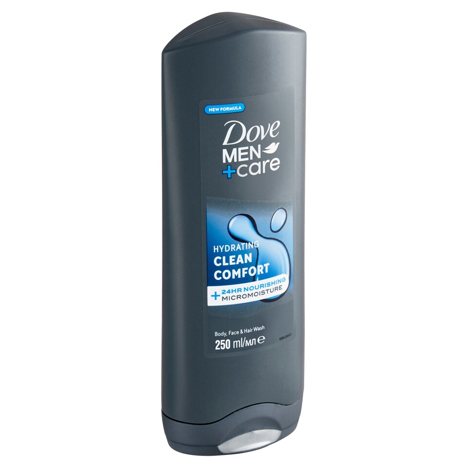 Obrázek 1 pro produkt Dove Men+Care Clean Comfort sprchový gel 250ml
