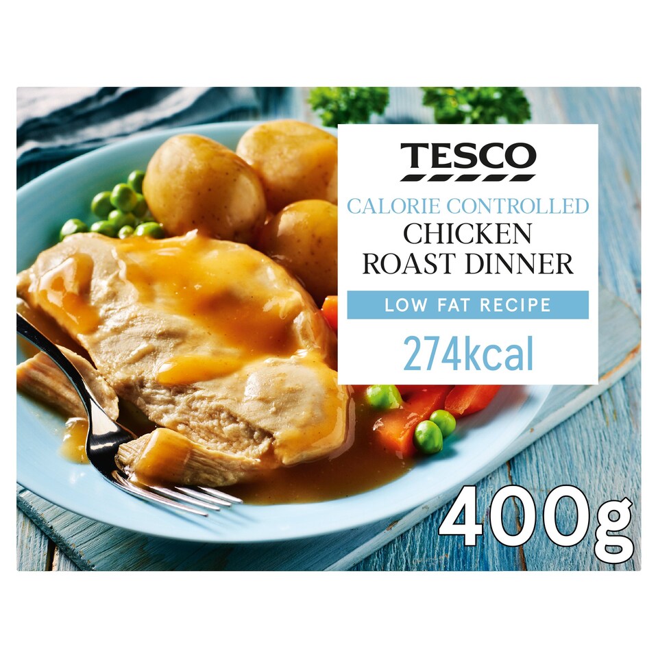 Tesco Chicken Low Calorie Roast Dinner 400G Tesco Groceries