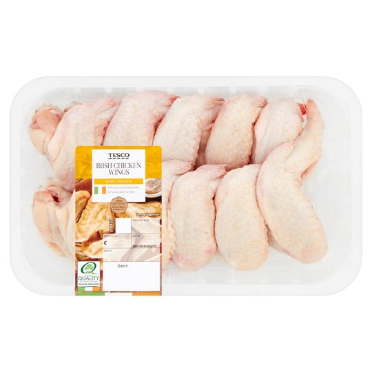 Tesco Irish Chicken Wings 1Kg Tesco Groceries