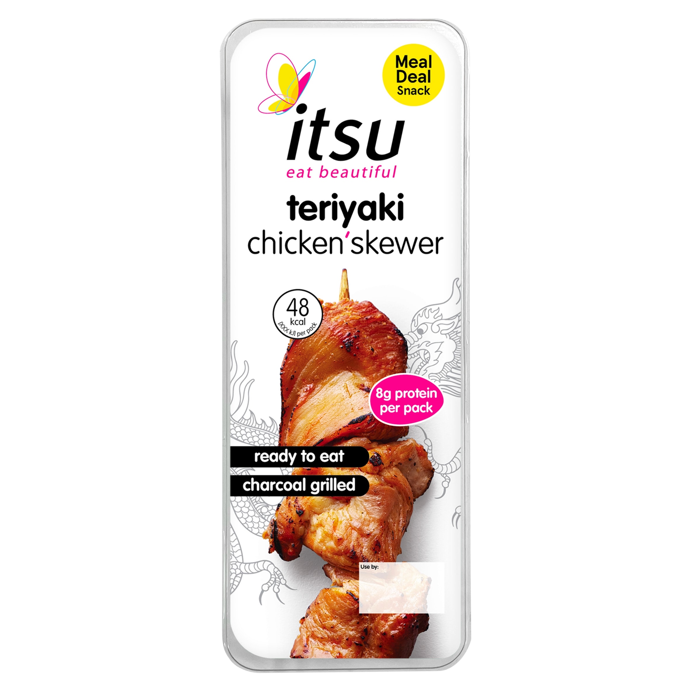 itsu teriyaki chicken skewer 35g