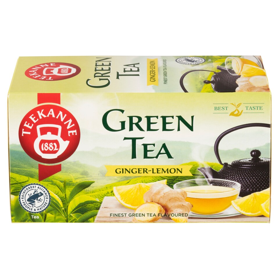image 1 of Teekanne Green Tea Ginger-Lemon Flavored 20 x 1.75g (35g)