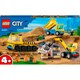 image 1 of LEGO City 60391 Construction Trucks and Wrecking Ball Crane 