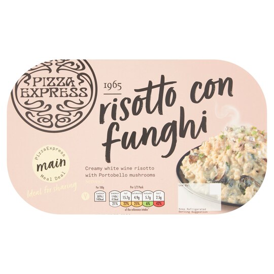 Pizza Express Risotto Con Funghi 650G