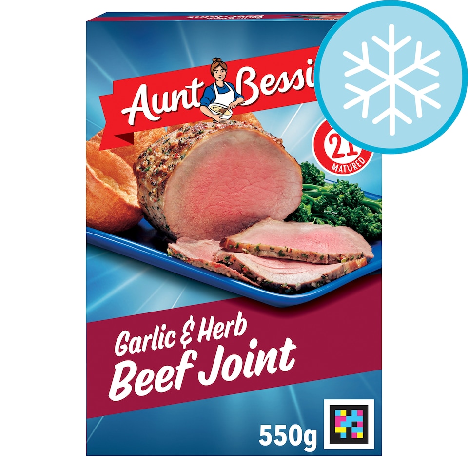 image 1 of Aunt Bessie’s Garlic and Herb Beef Joint 550g