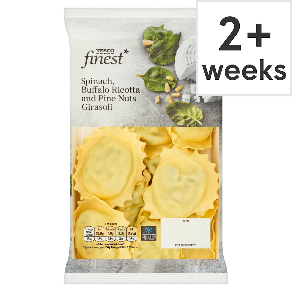 image 1 of Tesco Finest Spinach Ricotta Girasoli 250G