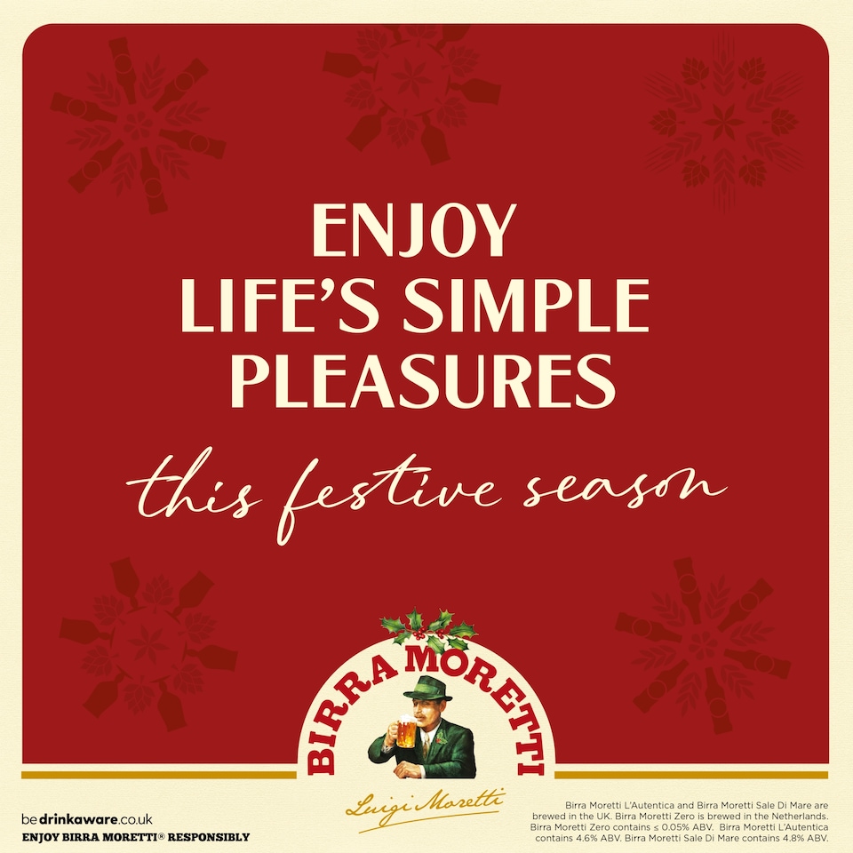 image 1 of Birra Moretti Premium Lager Beer Can 10x330ml