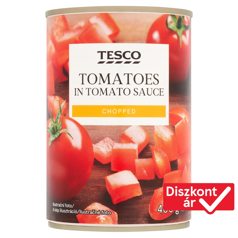 Tesco darabolt paradicsom paradicsomszószban 400 g