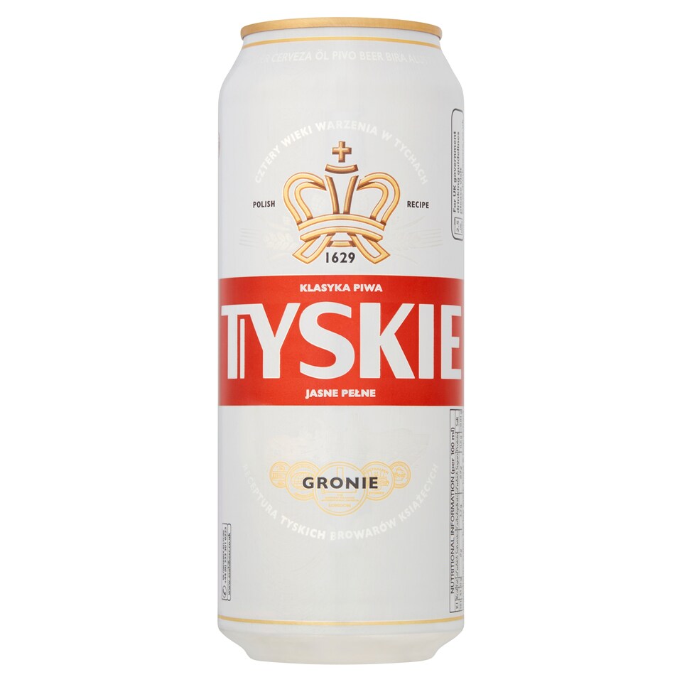 Tyskie 5% Polish Lager 500Ml
