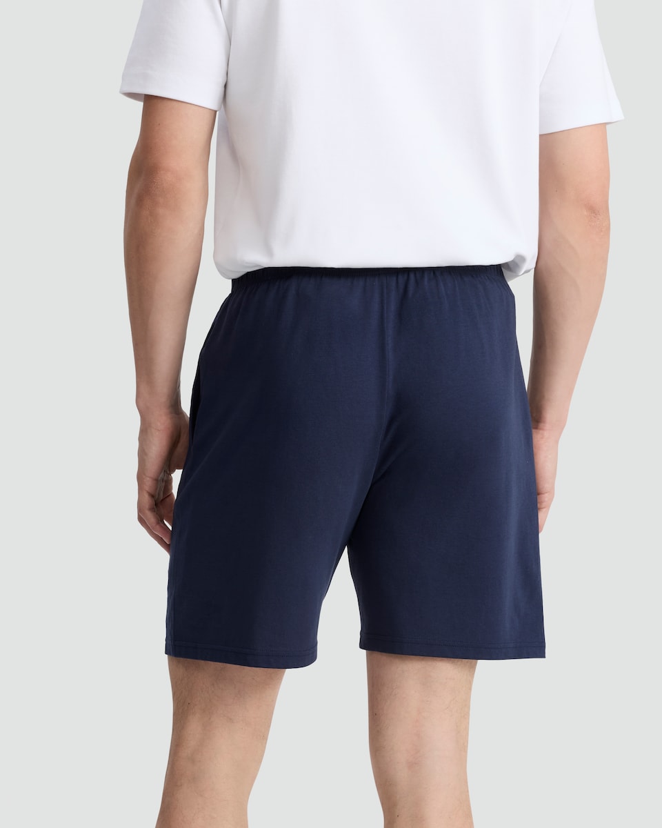 image 1 of F&F 2-Pack Cotton Rich Drawstring Pyjama Shorts in Grey