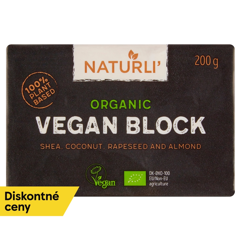 Naturli' Bio Vegan Block 75% 200 g