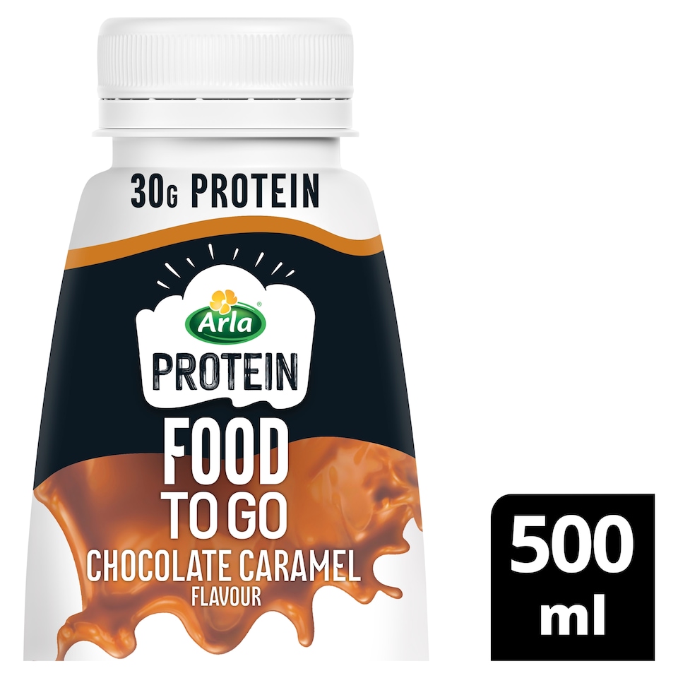 Arla Protein Food To Go Meal Drink Chocolate Caramel 500ml