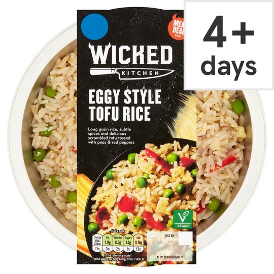 Wicked Kitchen Eggy Style Tofu Rice 350G Tesco Groceries